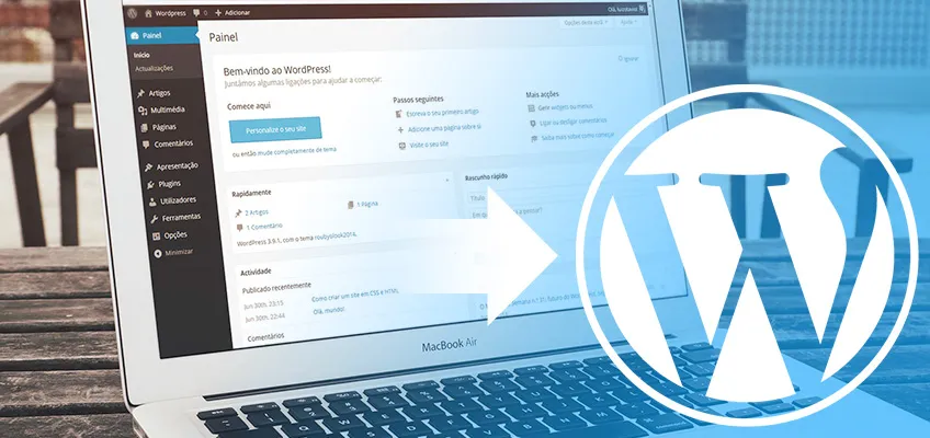 Bug Opções do painel WordPress sumiram