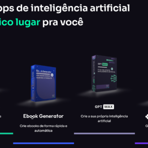 Pacote com os melhores apps de IA do Brasil