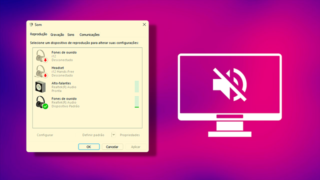 Dicas para lidar com problemas de som em computadores.