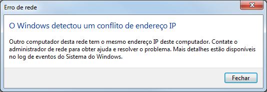 Estratégias para lidar com problemas de conflito de IP