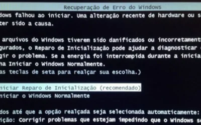 Soluções para problemas de falha de hardware durante inicialização